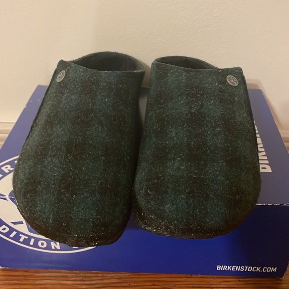 Birkenstock Zermatt Rivet Plaid Teal Green US 11 asa - Picture 2 of 5